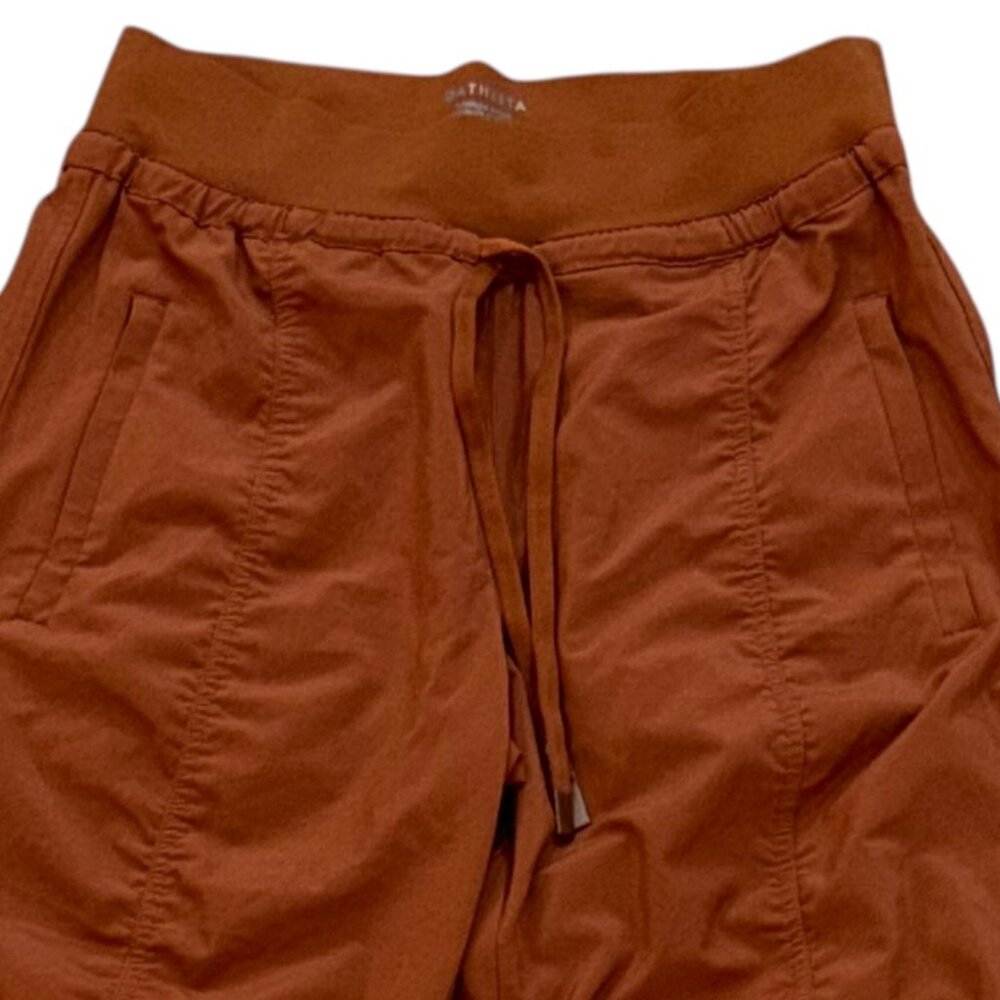 Athleta Attitude II Jogger Pants Size 2 Yoga Pilates Workout Running Ruched - Picture 2 of 8